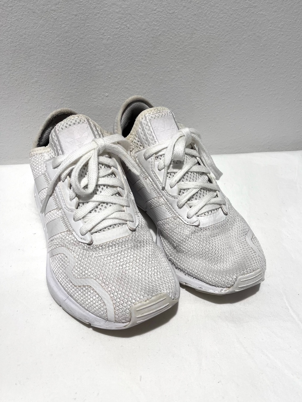 Adidas white sneakers size 5.5